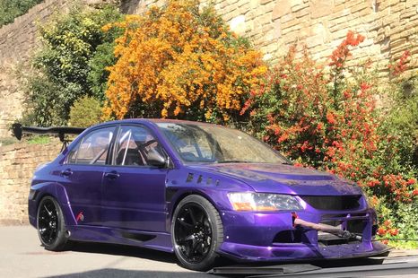 Just a casual 1,800hp R35 GTR Motor stuffed into a Mitsubishi Evolution VIII