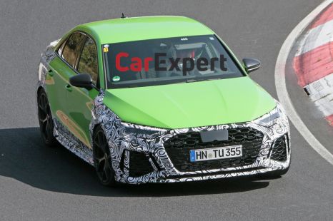 2021 Audi RS3 Sedan spied at the Nurburgring