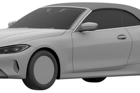 2022 BMW 4 Series convertible patent drawings leaked