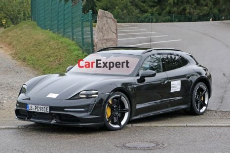 2022 Porsche Taycan Cross Turismo spied looking production-ready