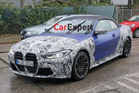 2022 BMW M4 convertible spied