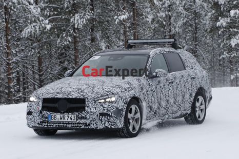 2021 Mercedes-Benz C-Class wagon spied