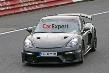 2022 Porsche 718 Cayman GT4 RS spied