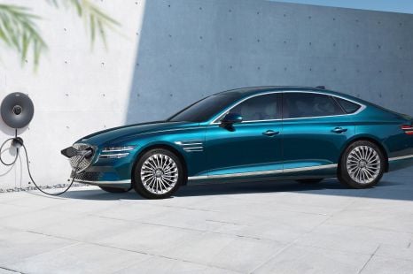 Genesis Electrified G80 here in early 2022