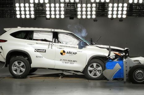 2021 Toyota Kluger earns five-star ANCAP rating