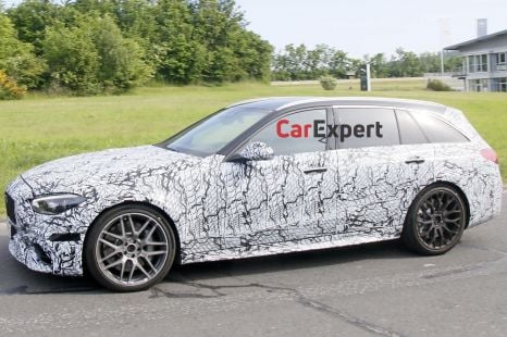 2022 Mercedes-AMG C63 Estate spied