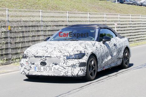 2022 Mercedes-Benz C-Class Cabriolet spied