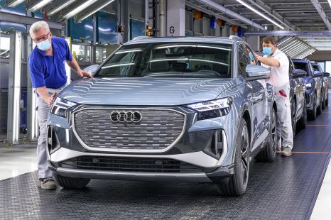 Audi Q4 e-tron production volume increasing due to demand - report