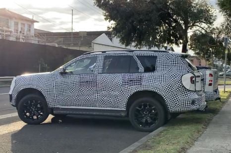 2022 Ford Ranger and Everest: 15.5-inch Tesla-style screen spied, range to offer hybrid, V6, 360 camera