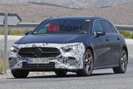 2022 Mercedes-Benz A-Class hatch facelift spied