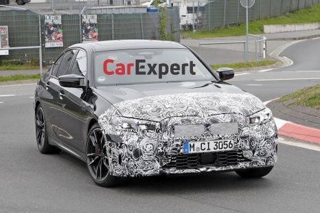 2022 BMW M340i facelift spied