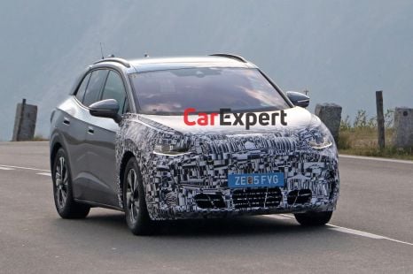 2024 Cupra Tavascan mule spied