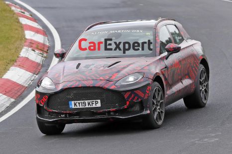 2022 Aston Martin DBX spied again