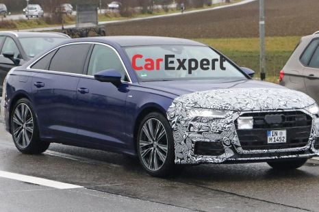 2023 Audi A6 facelift spied