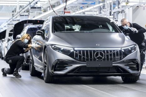 2022 Mercedes-AMG EQS 53 production starts