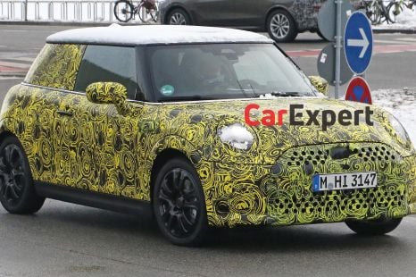 2023 Mini Hatch spied with petrol power