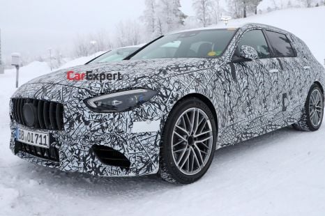 2022 Mercedes-AMG C63 Estate spied inside and out