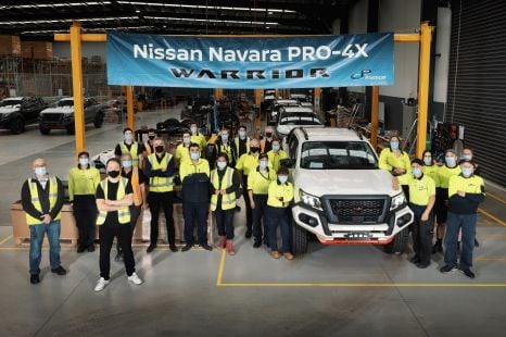 Nissan Navara Warrior Australian assembly humming along