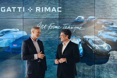 Bugatti Rimac teases new hypercars at Berlin hub announcement