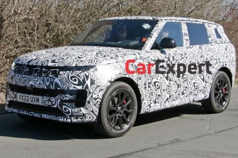 2023 Range Rover Sport spied with less camouflage