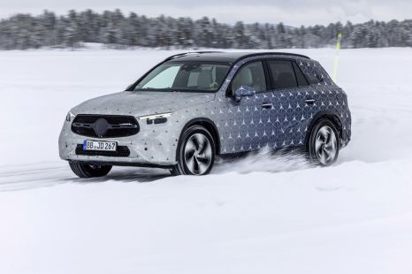 2023 Mercedes-Benz GLC undergoing final tests