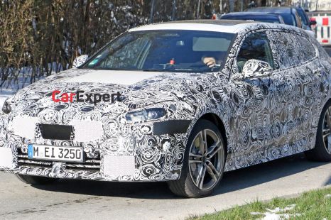 2023 BMW M135i xDrive facelift spied