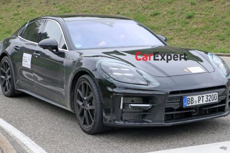 2024 Porsche Panamera spied inside and out