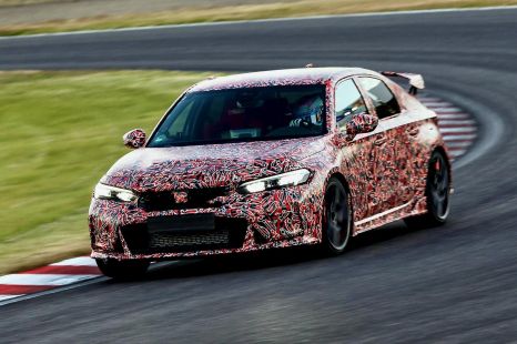 Honda Civic Type R teased taking on Nurburgring