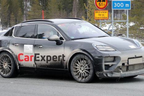 2024 Porsche Macan EV spied inside and out