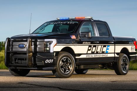 Ford F-150 Lightning EV readied for police duty