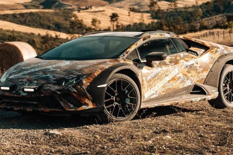 Lamborghini Huracan Sterrato off-road supercar teased in short film