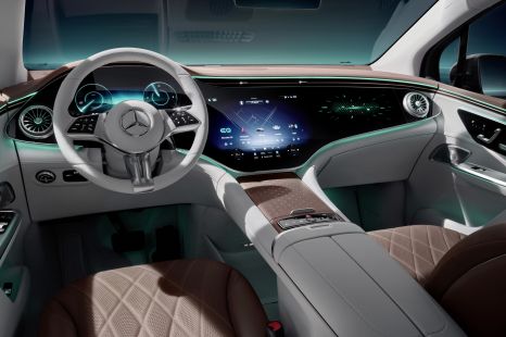 Mercedes-Benz EQE SUV interior revealed