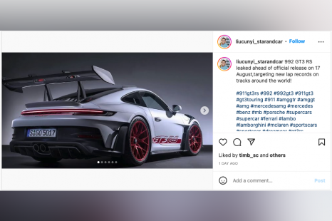 2023 Porsche 911 GT3 RS leaked