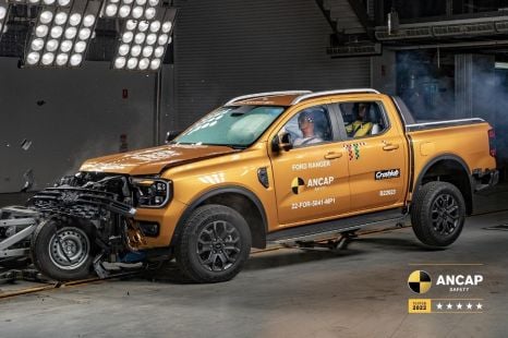 Ford Ranger earns five-star ANCAP safety rating