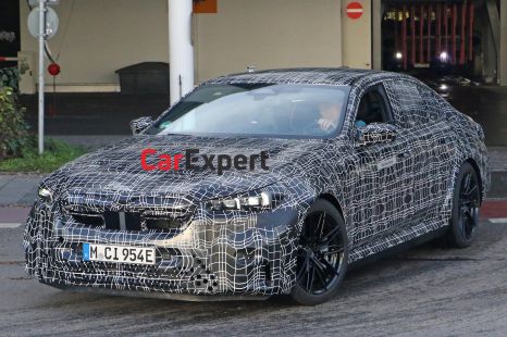 2024 BMW M5 spied inside and out
