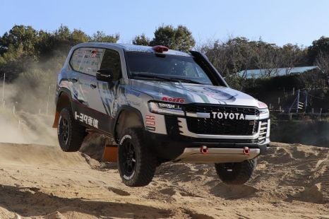 Toyota LandCruiser 300 GR Sport preps for Dakar Rally