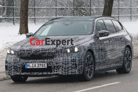 2024 BMW i5 Touring EV spied