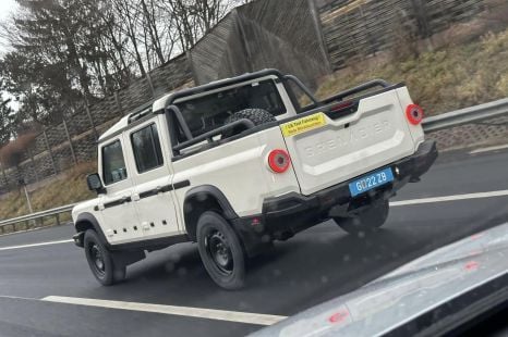 Ineos Grenadier dual-cab ute spied