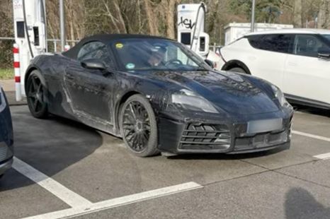 2025 Porsche Boxster EV spied