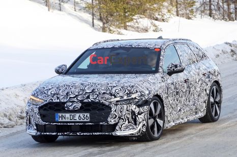 Audi's next-generation S4 sports wagon spied