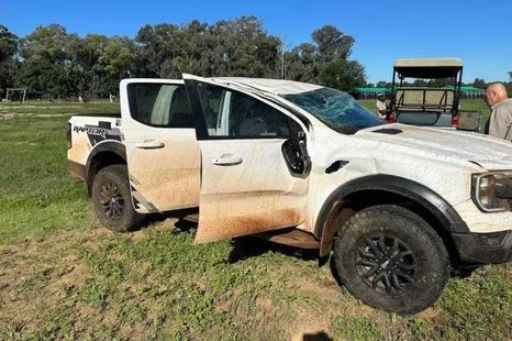 Salesman rolls customer's Ranger Raptor while 'drifting'