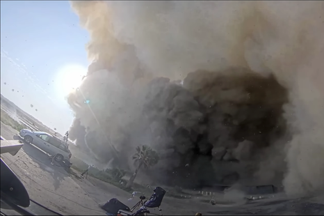 Failed SpaceX Starship rocket launch wipes out nearby car