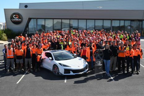 Chevrolet Corvette Z06 visits Aussie Carbon Revolution factory
