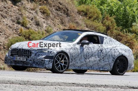 2024 Mercedes-AMG CLE 63 spied as hot plug-in hybrid coupe