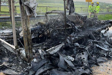 Mercedes-AMG One hypercar claimed by potential battery fire... while on a truck