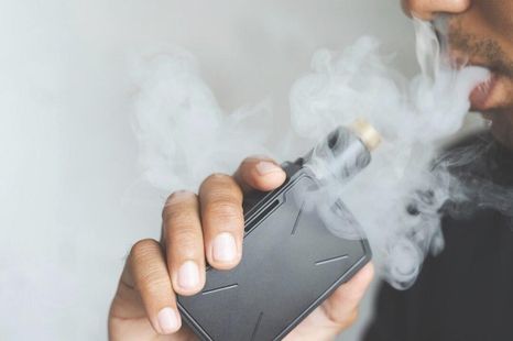 Is vaping legal or banned while driving?