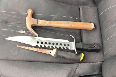 Is it legal to have a knife or weapon in your car?