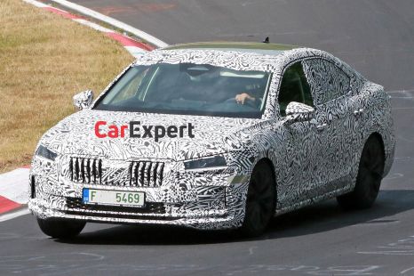 The next Skoda Superb shows its sporty side