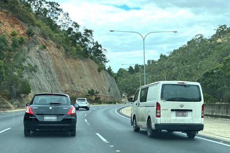 Is it illegal to speed up when being overtaken?