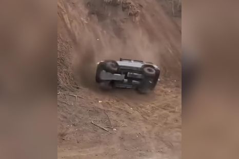 GWM Tank 300 appears unscathed after dramatic tumble